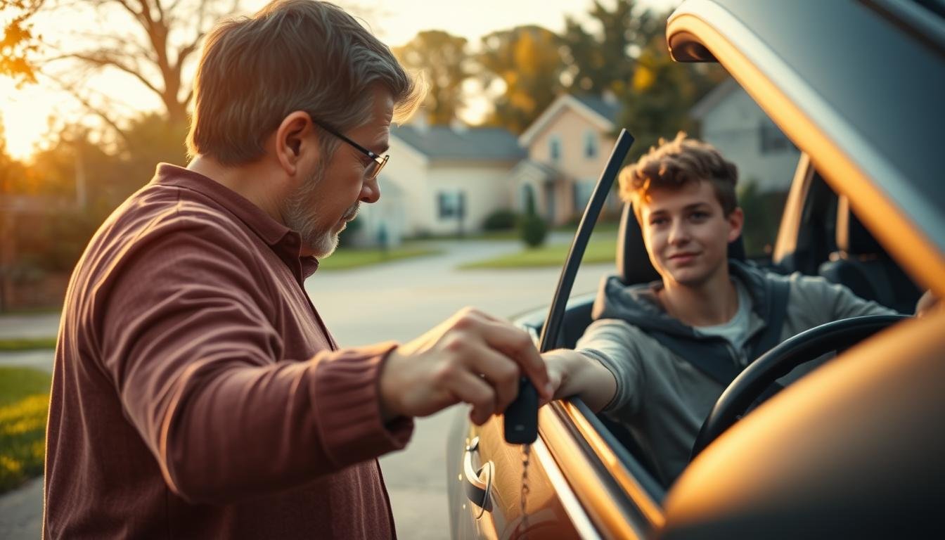 decisão de permitir que os adolescentes dirijam